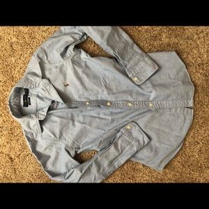 Women’s Ralph Lauren Button Down Blue Oxford